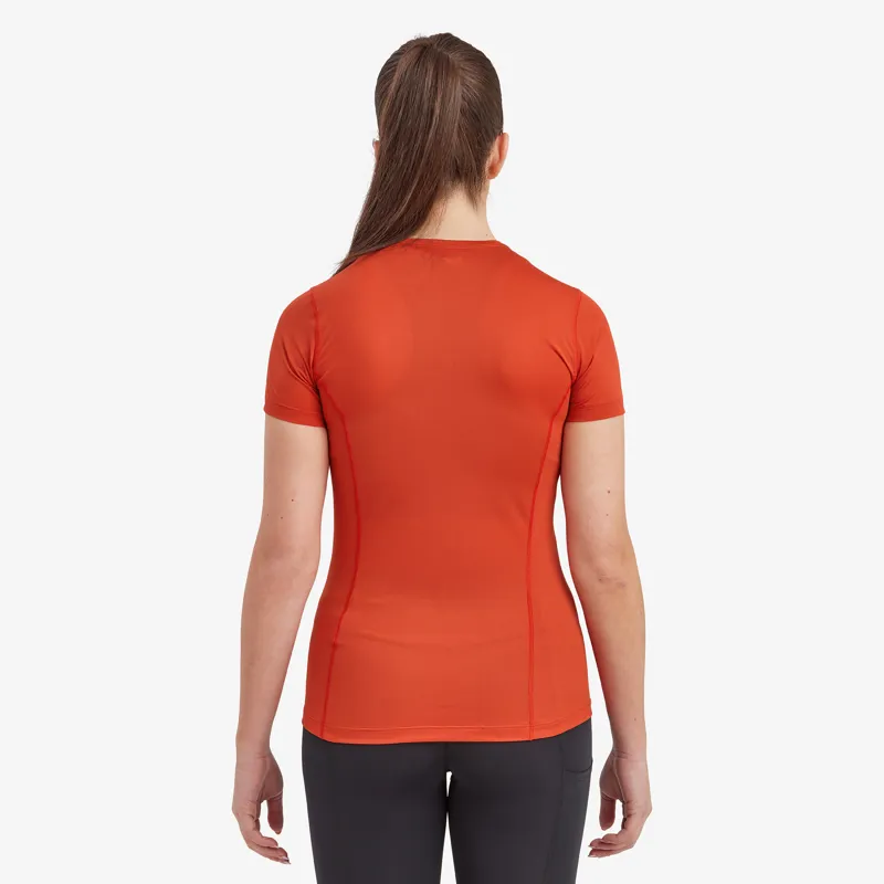 Montane Womens Dart Lite T-Shirt Saffron Red-3